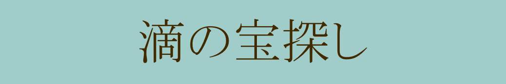 滴の宝探し